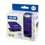 Perforator cu riglă Milan Acid, 15 coli, albastru - 19022B - ***
