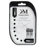 CABLU STEREO 3.5 TATA - TATA 1.5M BLISTER KRUGER&amp;MATZ