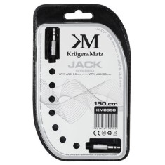 CABLU STEREO 3.5 TATA - TATA 1.5M BLISTER KRUGER&amp;MATZ