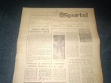 ZIARUL SPORTUL 24 IANUARIE 1985