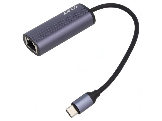 Adaptor USB Ethernet 3.1 Gri 1000Mbps PnP