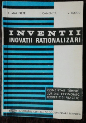 INVENTII .INOVATII.RATIONALIZARI -L.MARINETE /I.CAMENITA/V.IANCU foto