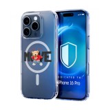 Husa pentru iphone 16 pro, atasare magnetica, magsafe, your move, clear