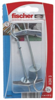 Diblu fischer metal basculant cu carlig KDH 3 K NV, set 2 buc foto