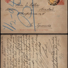 Russia 1894 Postal History Rare Postcard Postal Stationery to Germany DB.384