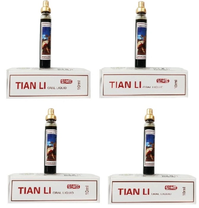Set 4 Fiole TIANLI pentru Imbunatirea Potentei si Erectiei, 4x10 ml