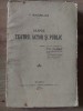Despre teatru, actor si public- V. Maximilian