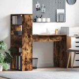 Birou cu Stocare Stejar Afumat 113x54x120 cm Lemn prelucrat