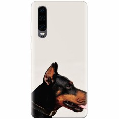 Husa silicon pentru Huawei P30, Doberman