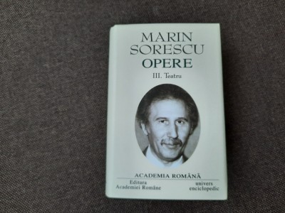 MARIN SORESCU TEATRU--OPERE--EDITIE DE LUX foto