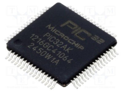 Microcontroler PIC 128kB 200MHz 3-3,6V SMD TQFP64 Microchip foto