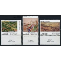 Israel 1981 - Pictura, arta, Ierusalim, serie neuzata