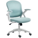Vinsetto Scaun Birou Ergonomic Albastru Dimensiuni Variabile Suport Lombar Integrat | Aosom Romania