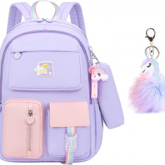 Rucsac pentru copii Unicorn Girl School Rucsac de agrement L