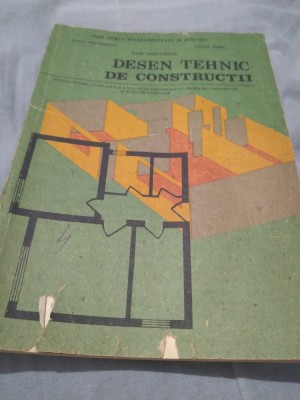 DESEN TEHNIC DE CONTRU\CTII MANUAL CLASA X-XI foto