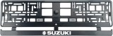 Cumpara ieftin Set 2 bucati, suport numar inmatriculare Carbon, Suzuki, Autohelix MSA