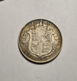 Half 1/2 Crown 1915 Piesa Frumoasa, Europa