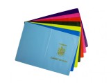 Coperta pentru carnet de elev,plastic,diverse culori