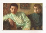 FA95 -Carte Postala- ANGLIA - Ashmolean Museum, Oxford - Leonid Pasternak, Boris and Alexander, The Artist&#039;s sons , necirculata