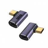 Adaptor USB 4 type C T-M unghi 90 grade, kur31-40, Oem