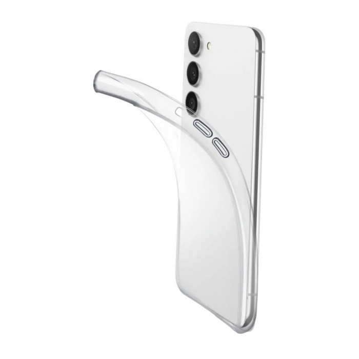 Husa Cover Cellularline Silicon slim pentru Samsung Galaxy S23 Plus Transparent