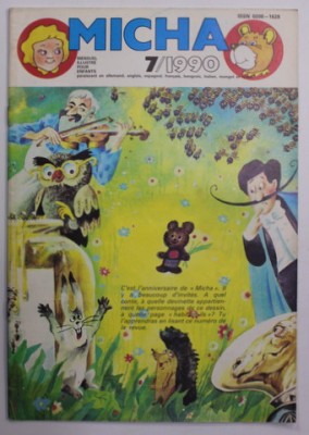MICHA - MENSUEL ILLUSTRE POUR ENFANTS , NR. 7 / 1990 foto