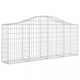 Cos gabion arcuit 200x30x80/100 cm fier galvanizat