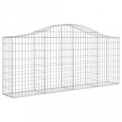 Cos gabion arcuit 200x30x80/100 cm fier galvanizat foto