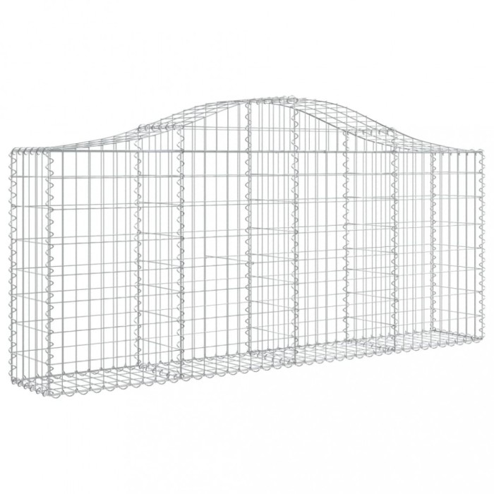 Cos gabion arcuit 200x30x80/100 cm fier galvanizat