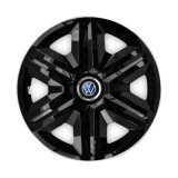 Cumpara ieftin Set 4 capace roti hubcaps fast black R16 Compatibil Cu VW