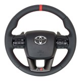 Cumpara ieftin Aproape nou: Volan din piele cu incalzire airbag si spira pentru Toyota Hilux GR