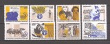 Monaco 1995 - Cea de-a 50-a aniversare a ONU, UNESCO și FAO, serie, MNH, Nestampilat