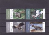 RECORDURILE PASARILOR,SERIE CU TABS,2018,MNH,ROMANIA., Fauna, Nestampilat