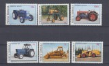 ROMANIA 1985 LP 1137 TRACTOARE ROMANESTI SERIE MNH, Nestampilat