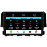 Cumpara ieftin Navigatie Dedicata Honda Civic (2015-2021),QuadCore, 9Inch, 4Gb Ram, 64Gb Stocare, Carplay