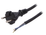 Cablu Electric 2x1,5mm2 4m Negru 16A