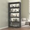 vidaXL Bibliotecă/Separator cameră, gri, 80x30x167,4 cm lemn masiv pin 808200