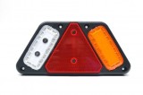 Lampa Stop LED 5 Functii Dreapta 12-24V W228 1495P (282x130mm) Pozitie Frana Semnalizare Mers Inapoi Ceata Catadioptru Triunghi
