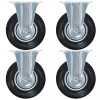 VidaXL Roți fixe, 4 buc., 125 mm