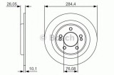 Disc frana KIA CEED (JD) (2012 - 2016) BOSCH 0 986 479 A47