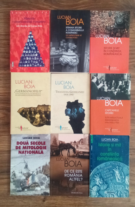 Lot de 9 titluri de Lucian Boia