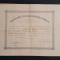 Diploma 1888 Societatea functionarilor publici