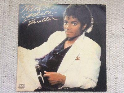 michael jackson thriller 1982 disc vinyl lp balkanton muzica pop disco soul VG+ foto