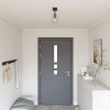 Spot tavan vidaXL Negru, 13x13x26cm, Sticla &amp; Metal, Rotativ, Interior, Design modern, Elegant, Corpuri de iluminat