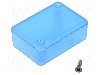 Carcasa ABS, 35mmx50mmx20mm, IP54, HAMMOND - 1551GTBU