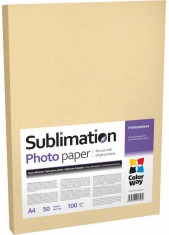 Hartie Foto de Sublimare ColorWay 100g/m2, A4, 50Buc foto