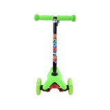 Tricicleta pentru copii, Jokomisiada, Scooter Balance, Plastic, 3 roti, 40 kg, 3+, Verde