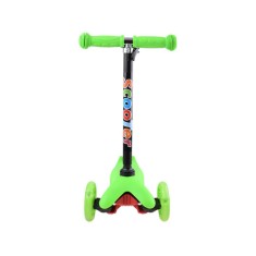Tricicleta pentru copii, Jokomisiada, Scooter Balance, Plastic, 3 roti, 40 kg, 3+, Verde