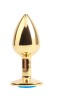 Dildo metalic Rosy Basic Blue Diamond