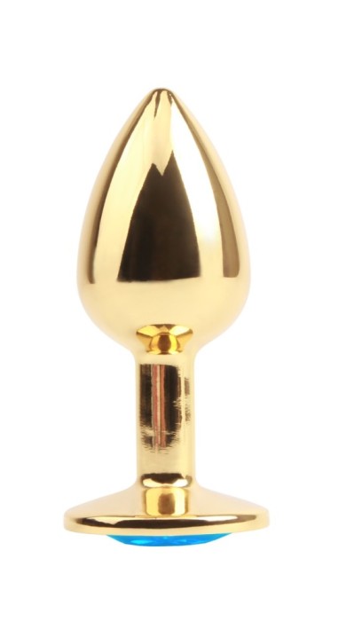 Dildo metalic Rosy Basic Blue Diamond